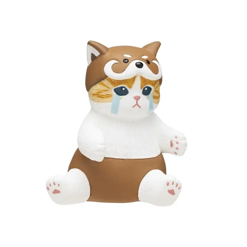 Süße Katzen Gacha Spielzeug Anime Tier Kostüm Modell Dekoration Ornamente Action figur Spielzeug