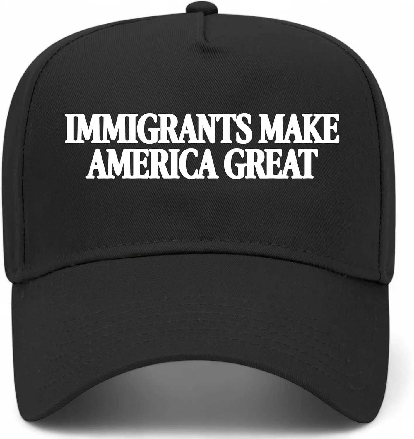 Immigrants Make America Great Vintage Trucker Hat | Premium Snapback Baseball Hat for Men & Women