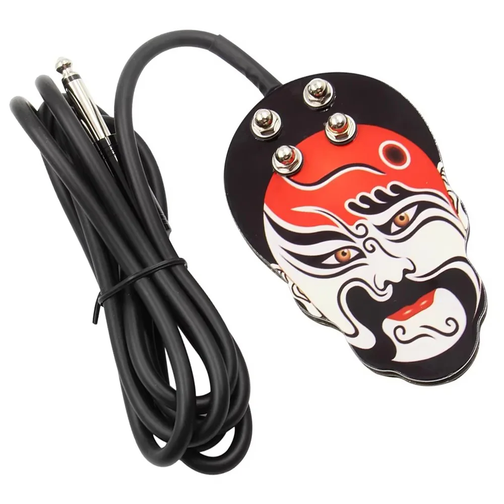 

Ножная педаль для татуировки из нержавеющей стали, ножной переключатель для татуировки с зажимом для шнура для источника питания тату-машины