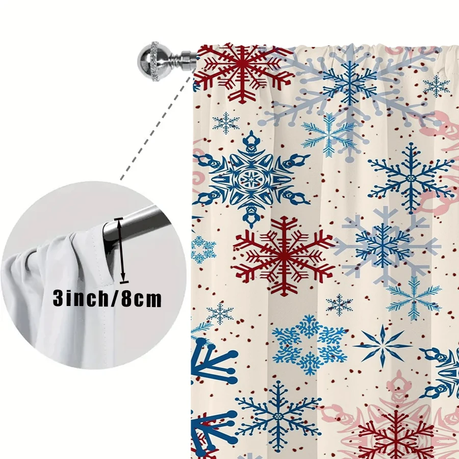 2PCS Digital Print Curtain, Re - Curtain Curtain ulasan dan harga