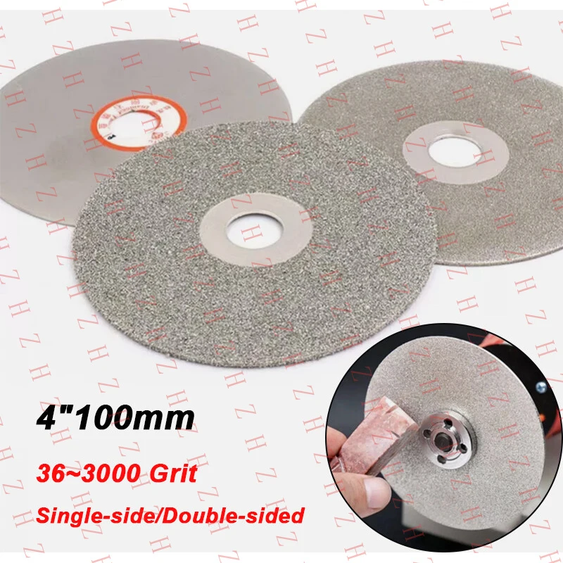 

U+ 4"(100мм) Алмазный шлифовальный и полировальный диск для плоской шлифовки, зернистость 36 # ~3000 # Grit【Оптовые продавцы с функцией приватных сообщений】