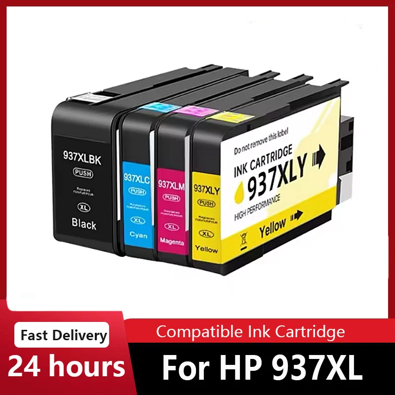 Image of 937 937XL Tintenpatrone kompatibel mit HP Officejet Pro 9110B 9120B 9130b 9720 9730 9110e 9120e 9130e 9720e 9730e Drucker