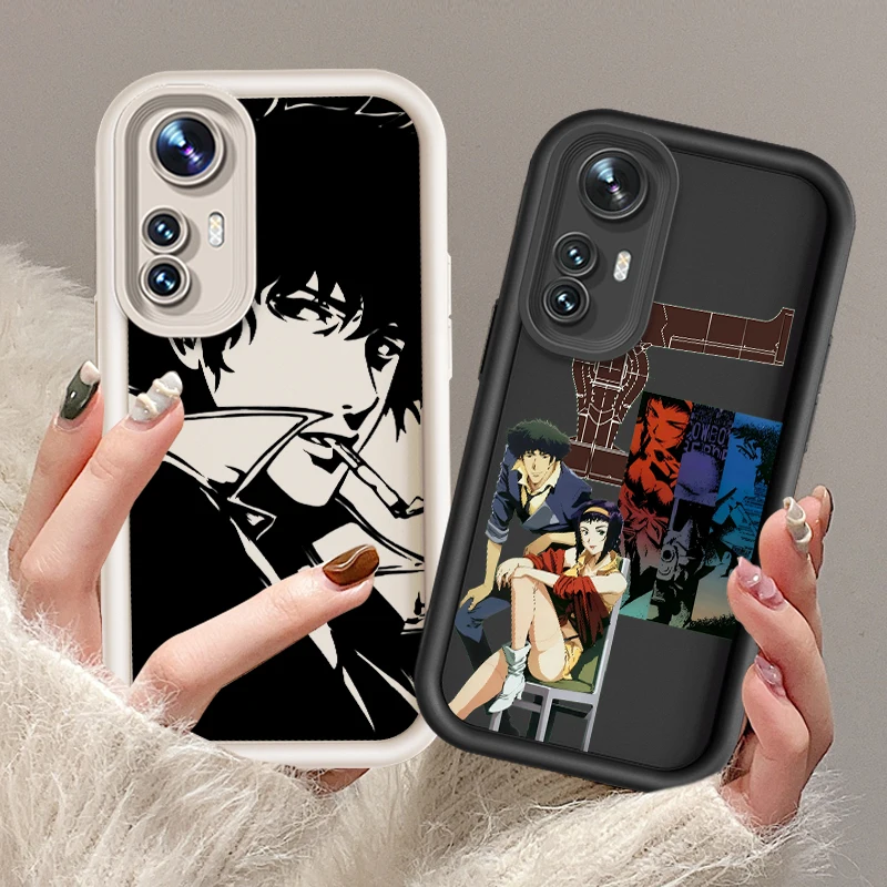 C-Cowboy B-Bebop Cartoon For Xiaomi 12T 11 Lite Poco F5 F4 F3 F2 M3 Pro X5 X4 X3 GT 4G 5G Eye Ladder Cover Capa Fundas