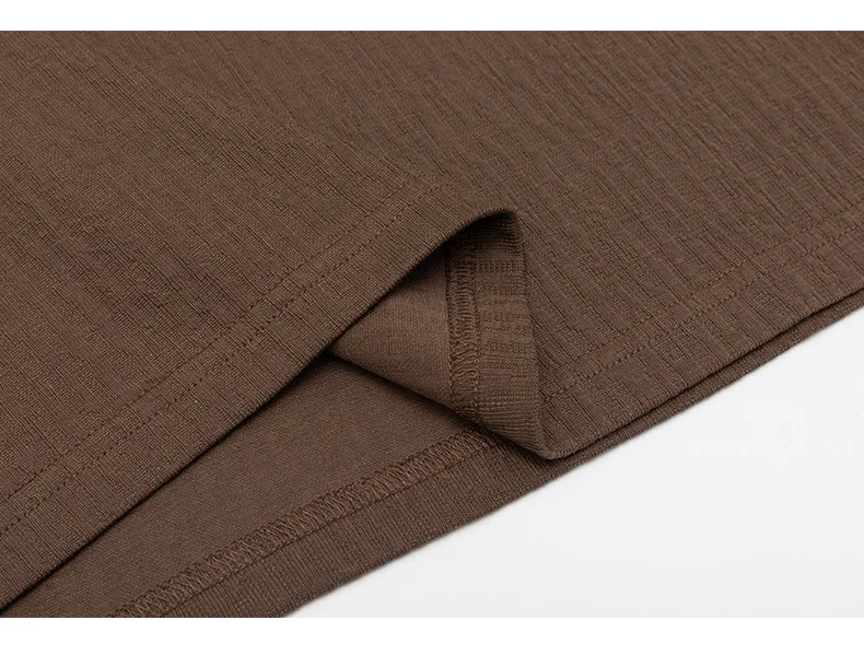 PFNW Versatile Solid Color Casual Base Shirt Men's V Neck Textured Long Sleeve T Shirt 2026 Autumn New Tide 28L3528