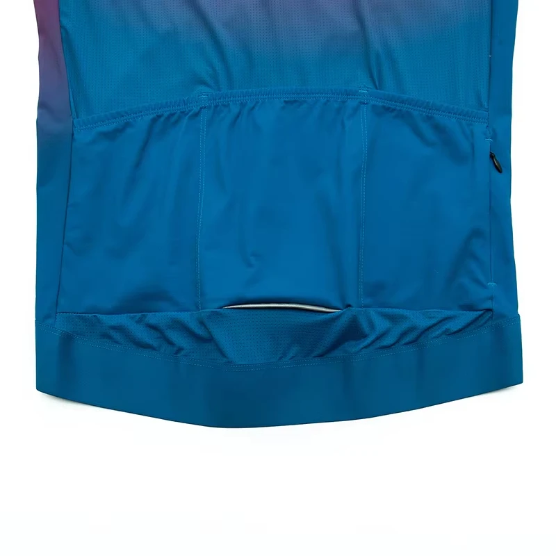 YKYWBIKE Herren Langarm-Radtrikot Italien MITI-Stoff Verschleißfest Atmungsaktiv Farbverlauf Fahrrad Rennrad Shirts Herbst – Detail 14