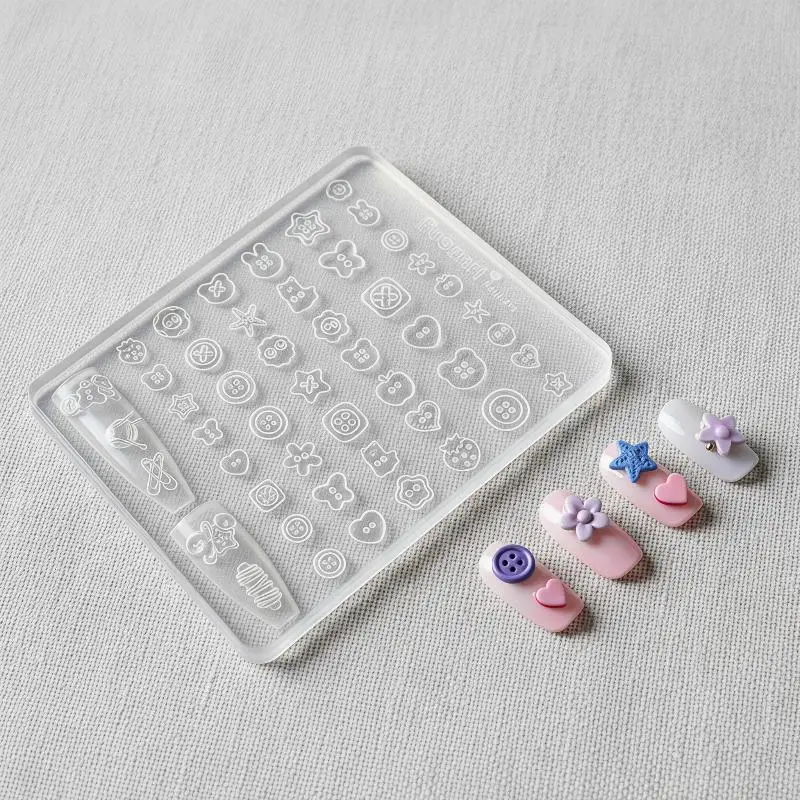1Pcs 3D Baroque Angel Silicone Nail Mold Creative Nail Art DIY Stamping Tool for Nail Art Design Beginners