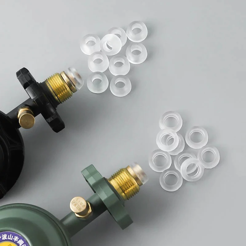 10PCS Fuel Injector Oring Seals Universal Rubber Seals Bull Nose Dome Shaped for Gas Regulator BBQ Stove