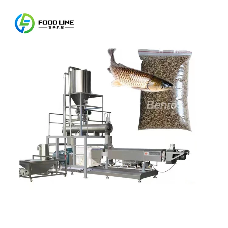 Floating Fish Feed Pellet Extruder Machine Custom High Quality Durable Various Granule Making Aquaculture Feed Processing Maker