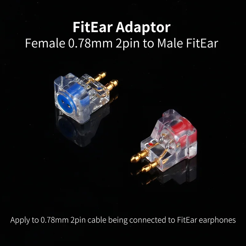 fitear adapter fitear 2pin fitear 0.78 fitear iem fitear connector 0.78 to fitear mmcx to fitear adapter for fitear mh334 mh335