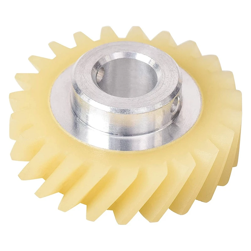 W10112253 9706416 Motor Brush W10380496 4162897 Mixer Worm Drive Gear for Kitchenaid Stand & A Pair of Motor Brush