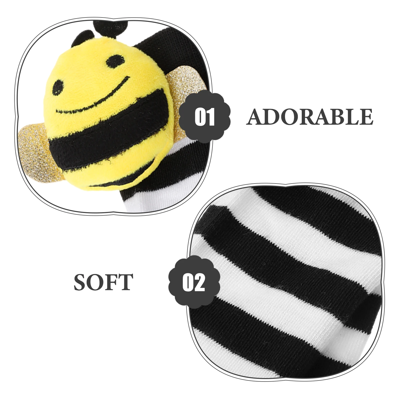 

1 Pair Kids Long For Girls Stripe Pattern High Over Calf Cute Breathable Fabric Socks Spring Wear Tall Socks Girls