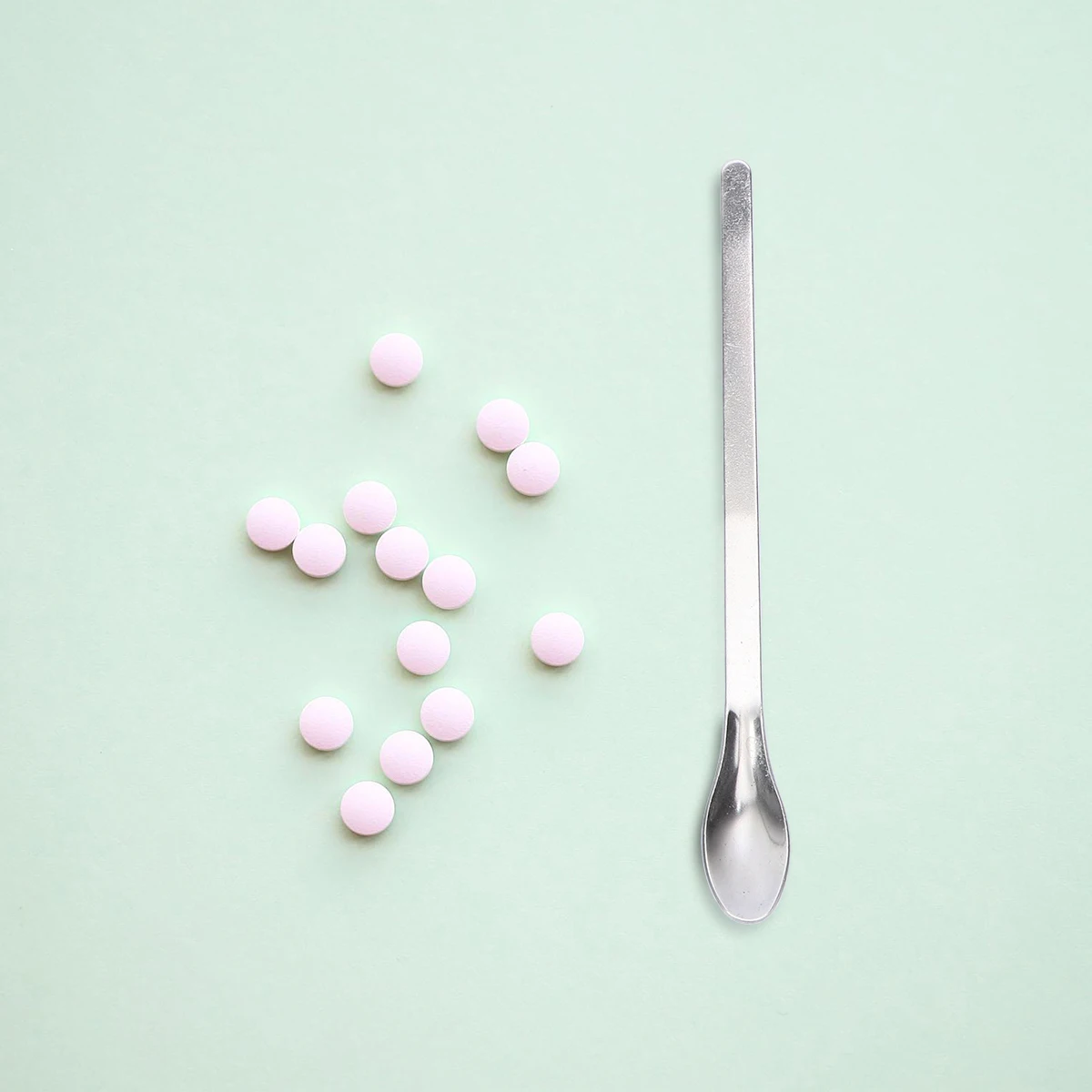 

12 PCS Stainless Steel Thickened Medicine Spoon Kitchen Measuring Lab Chemical Single Head Spoons Rust Resistant BPA Free