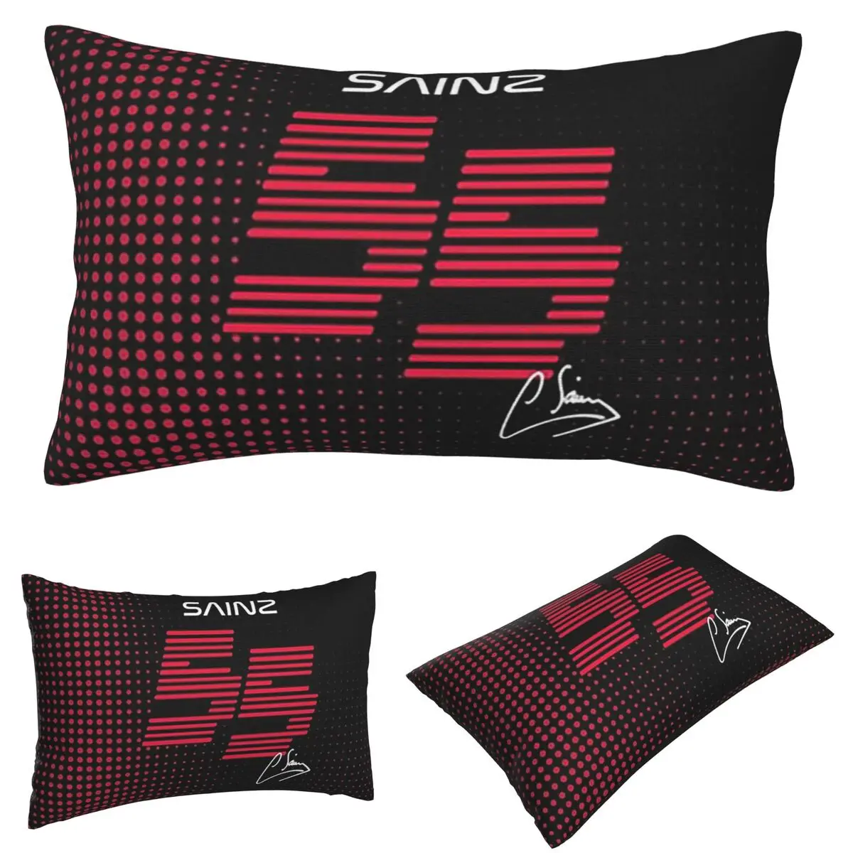 carlos-sainz-jr-f1-signature-graphic-retangulo-escuro-fronha-capa-de-almofada-decorativa-quarto-cama-home-comfort-throw-pillow