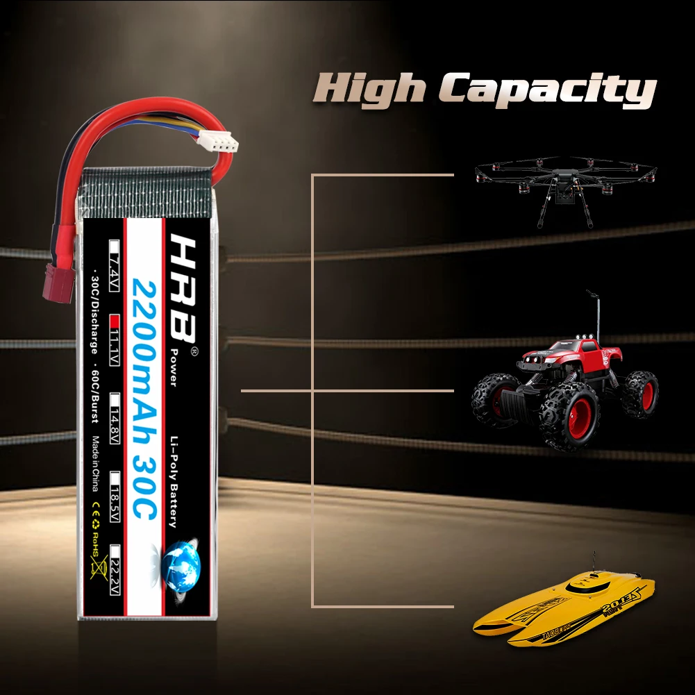 batterie lipo rc – vue détaillée