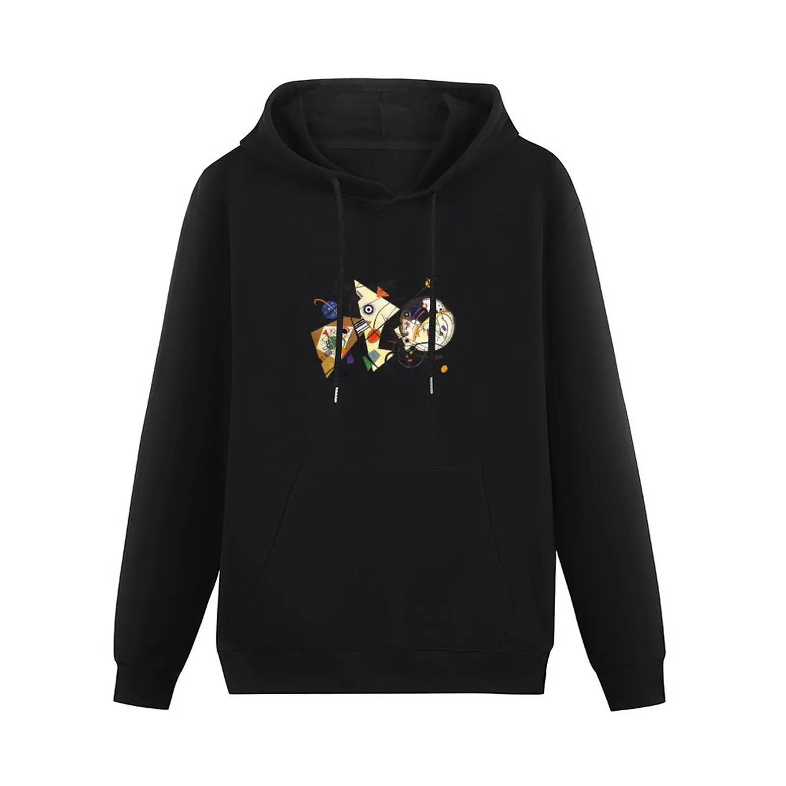 HD. Transverse Lines (1923), by Wassily Kandinsky Pullover Hoodie male clothes graphic hoodies