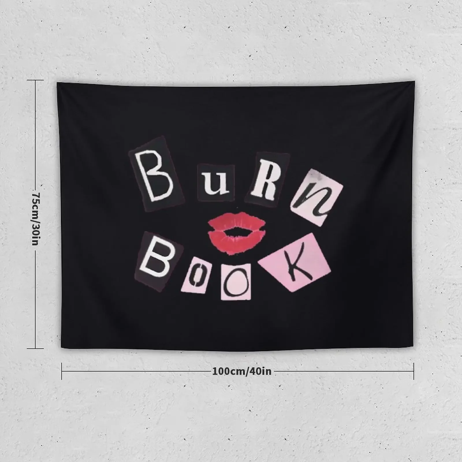 Burn Book \t Tapestry Decor For Bedroom Wall Hanging Decor Tapestry