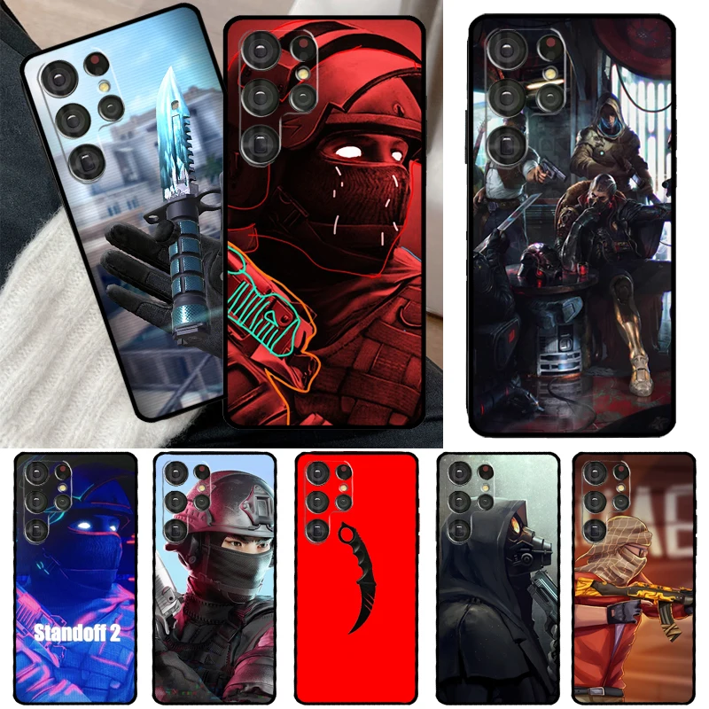 Hot Game STANDOFF-2 For Samsung Galaxy S23 S22 Ultra S21 S20 FE S8 S9 S10 Note 10 Plus Note 20 Ultra Phone Case