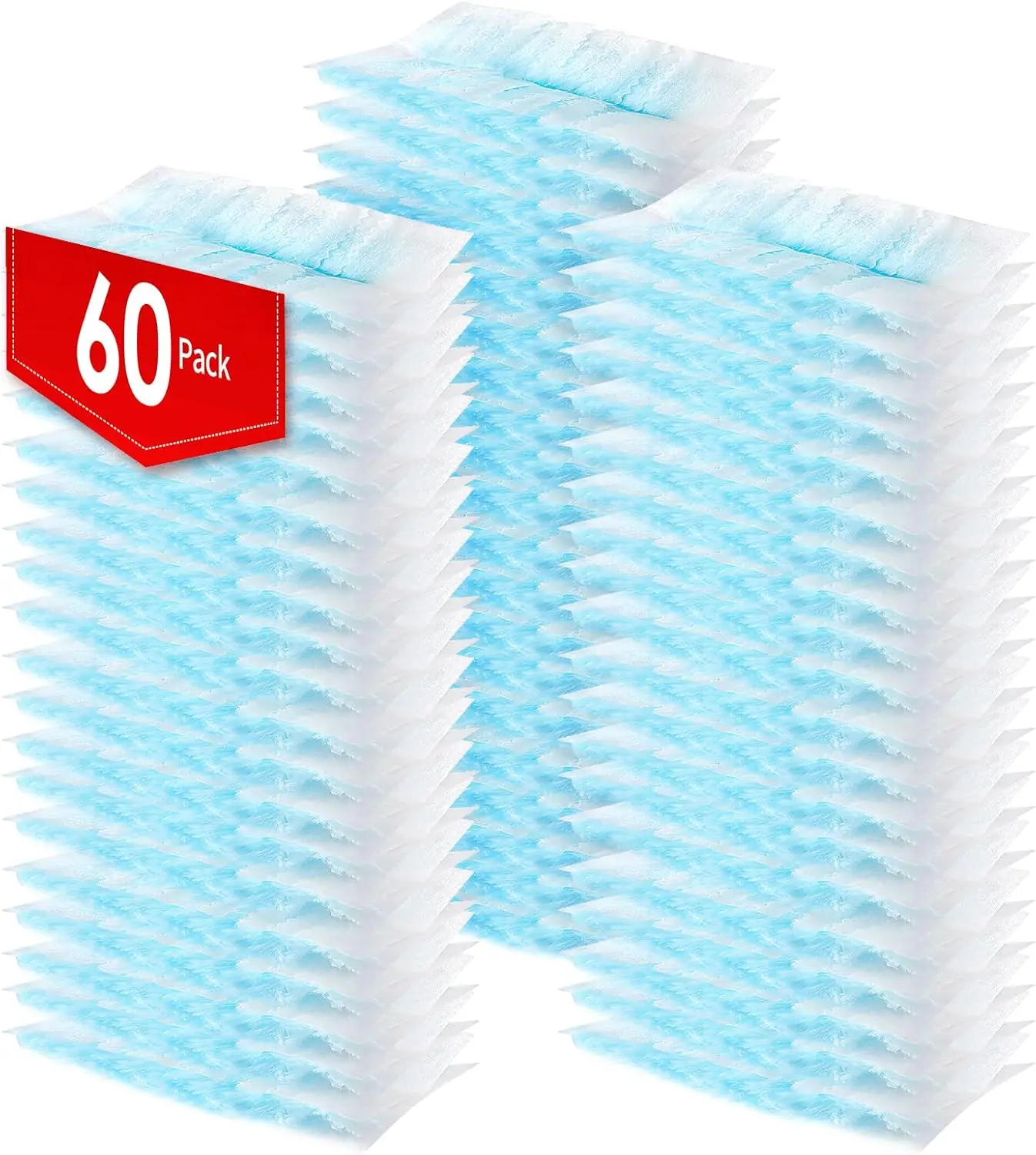 

60 Count Electrostatic Duster Refills Compatible with Swiffer Duster, Multi-Surface Dusting Refills, Microfibre Dusters for Clea