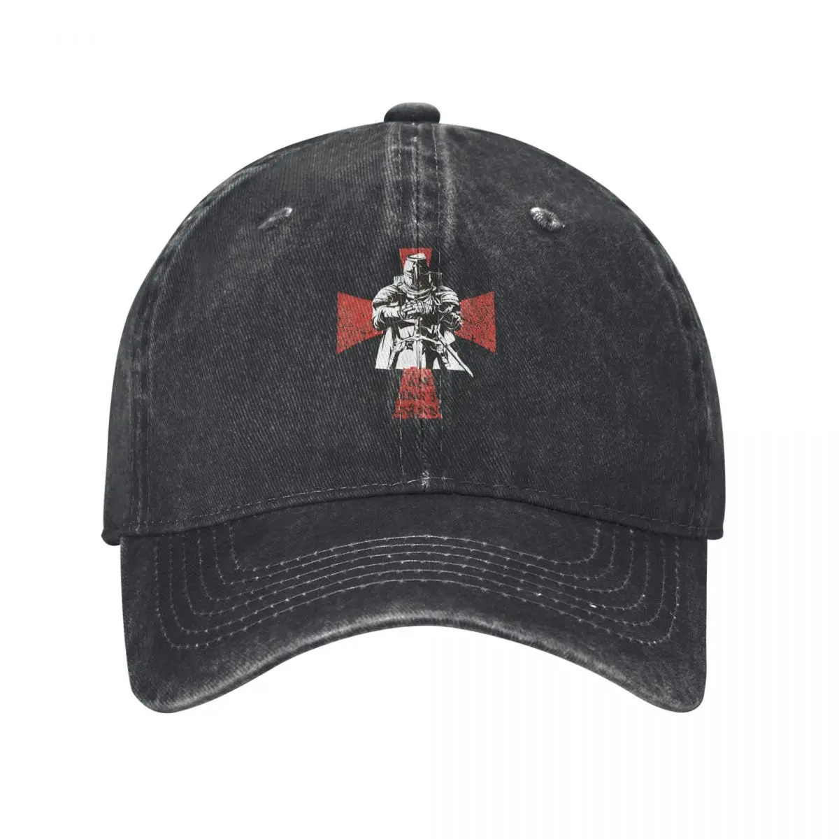 Summer Cap Sun Visor Shield Cross Medieval Warrior Sword Hip Hop Caps Knights Templar Cowboy Hat Peaked Hats