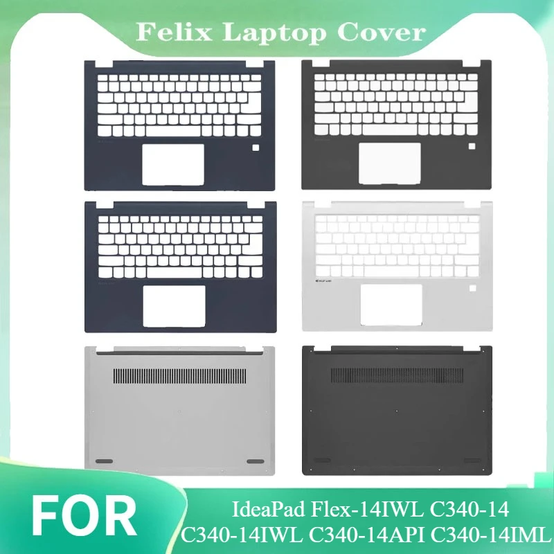 

Новинка для IdeaPad Flex-14IWL C340-14 C340-14IWL C340-14API C340-14IML ноутбука, верхняя верхняя крышка, нижняя нижняя нижняя часть корпуса