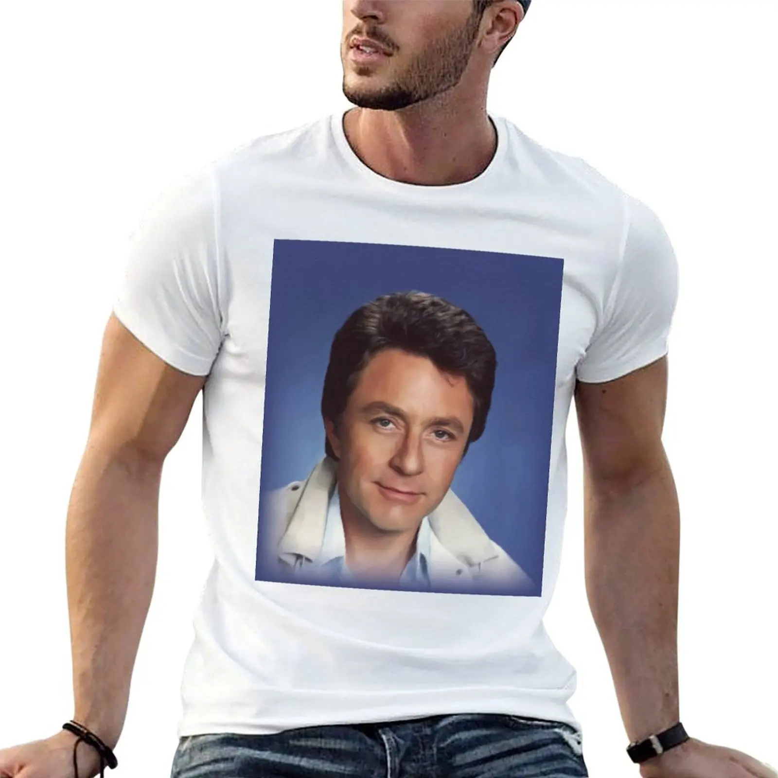 Футболка Bill Bixby, актриса, сценическая, однотонная, с короткими рукавами, хлопковая.