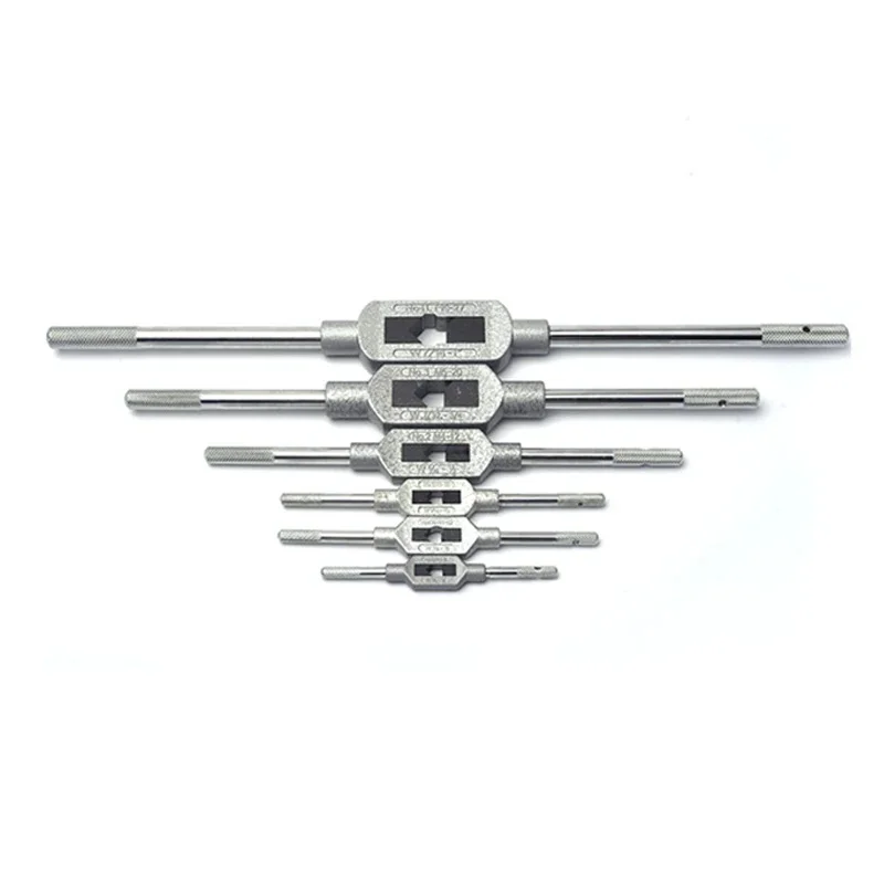 Adjustable Tap Wrench for Thread Tap Handle Steel Hand Taps Holder Tapping Reamer Tools Tapping Tools