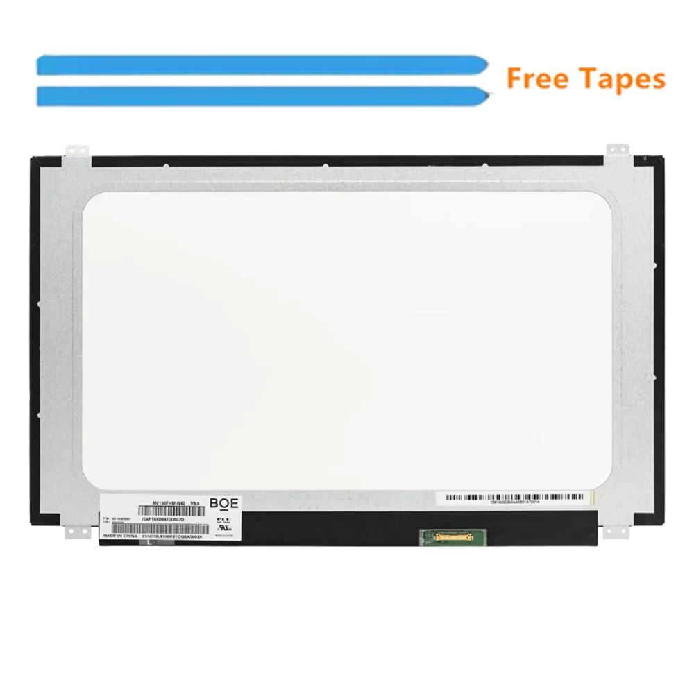 

NV156FHM-N42 NV156FHM-N46 NV156FHM-N41 NV156FHM-N43 LM156LF1L02 BH156EA2S IPS FHD 1080P UP/Down Brackets Replacement Screen 60hz