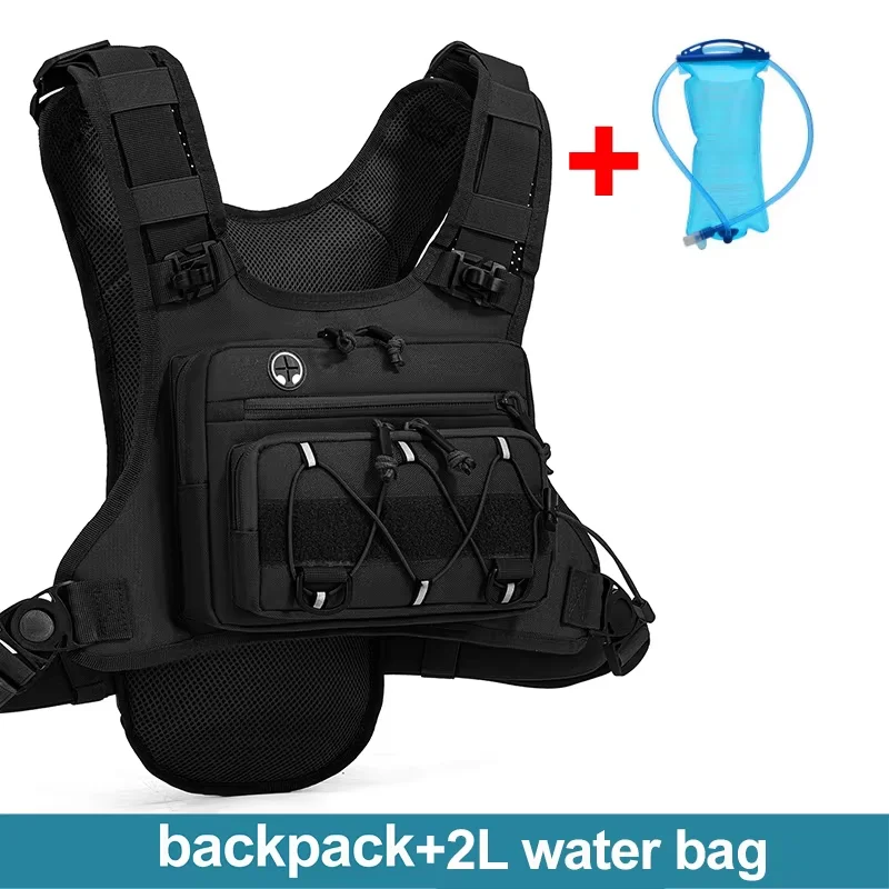 Chaleco de Hidratación para Correr, Ciclismo, Senderismo, Carreras de Bicicleta, Maratón, Bolsa Deportiva Táctica para Hombres y Mujeres, Mochila de Camping