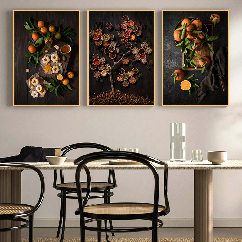 Delicious Food Poster Classic Canvas Paintngs And Prints Wall Art HD Pictures for Kitchen Restaurant Decor Frameless Gifts