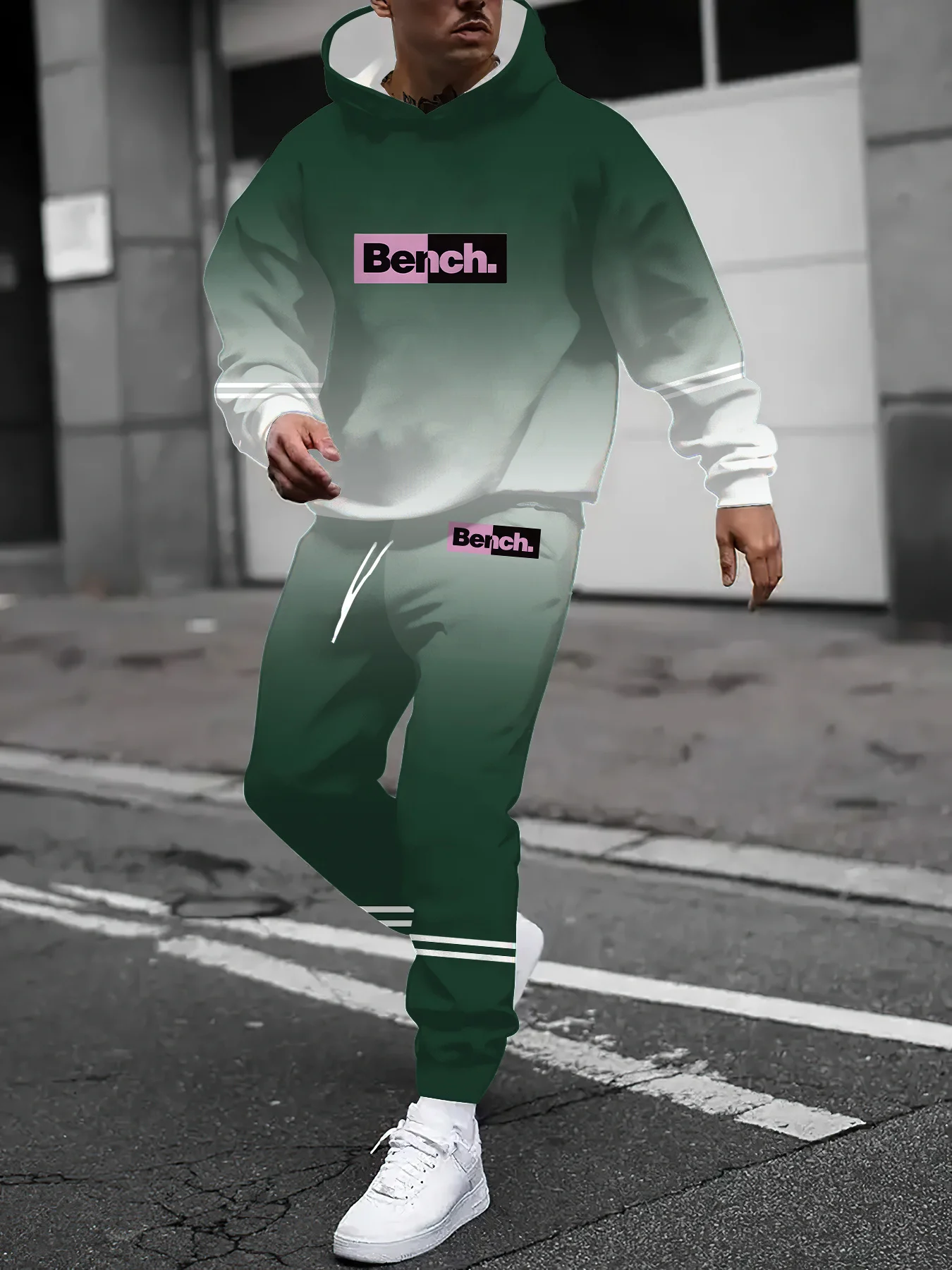 

Осенне-зимний мужской комплект с капюшоном, комплект с капюшоном с принтом, мужской спортивный комплект с капюшоном, быстросохнущий и дышащий комплект с капюшоном