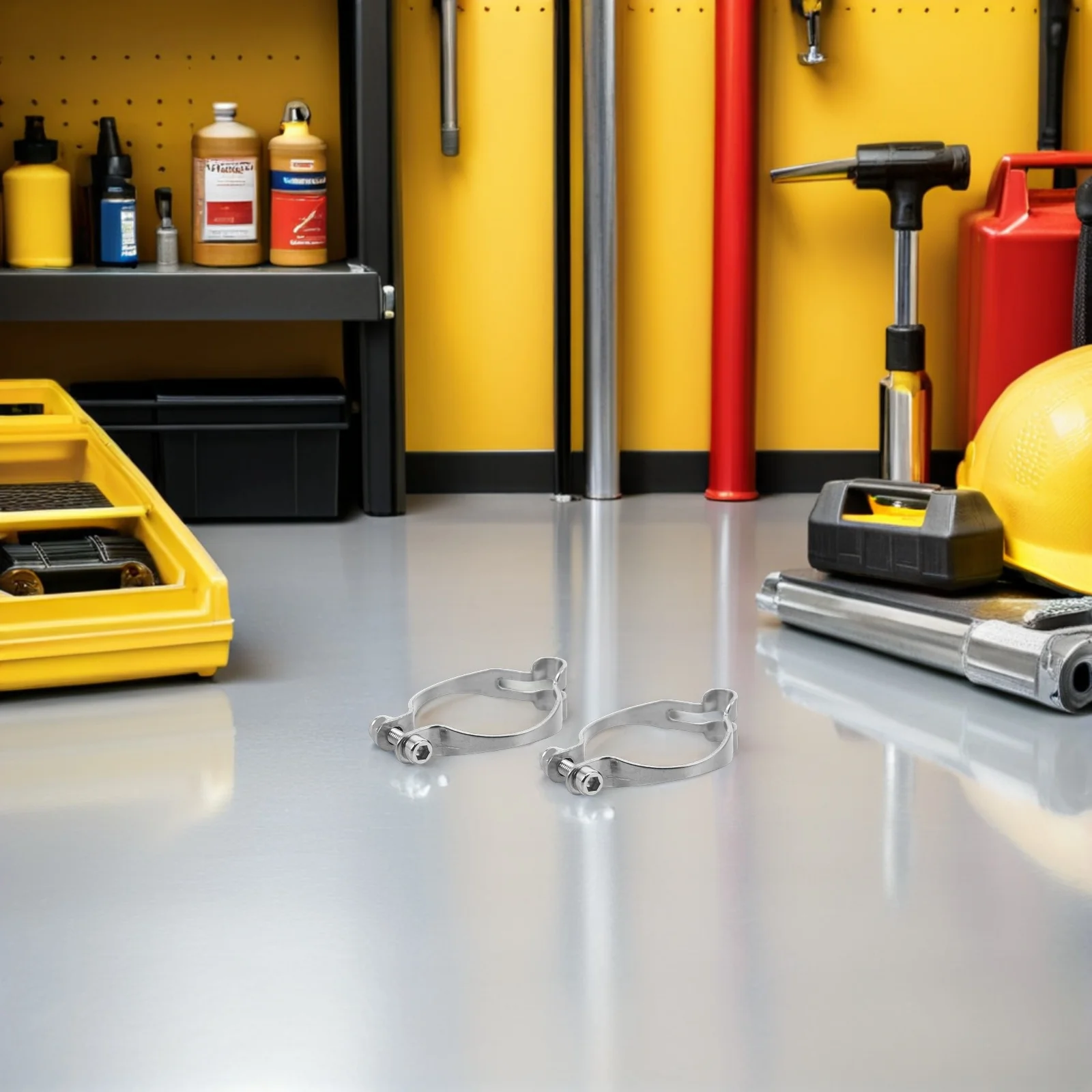 

4pcs 25.4Mm Adjustable Bicycle Line Pipe Clamp Metal Cable Clamps For Brake Shift Housing Guide Cable Management Clip Mounting