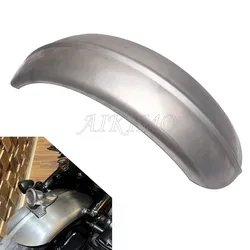 Vintage Modified Motorcycle 18.5cm 7.5‘’ Wide Steel Plate Rear Fender for Honda Shadow Harley Yamaha Suzuki Kawasaki