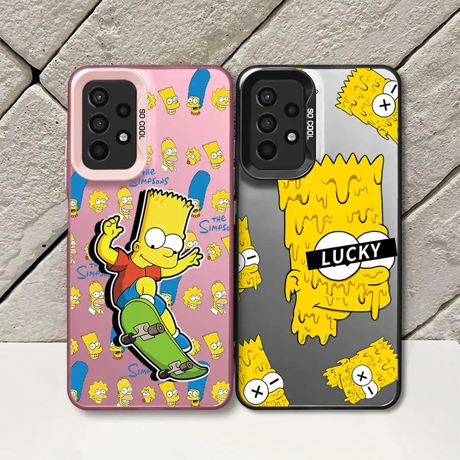 Disney Homer The Simpsons Phone Case for Galaxy A15 A52 A72 4G 5G A25 A52s A53 A54 A55 A73 5G A51 4G bag