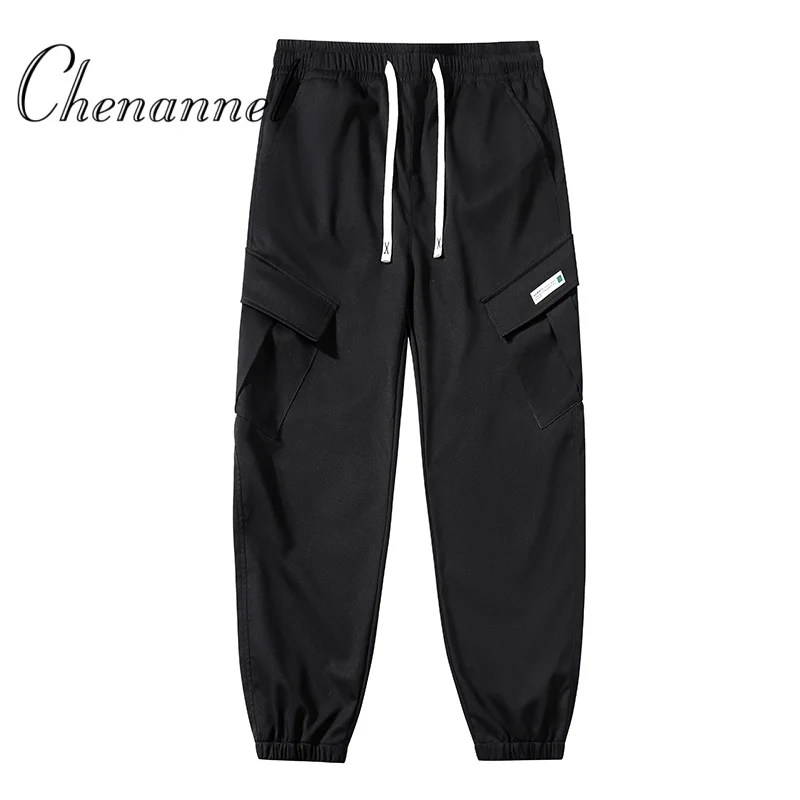 

Men's Autumn Waterproof Work Pants, American Style Assault Pants Loose Oversized Long Trousers