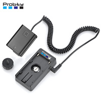 DR-FW50 NP-FW50 Dummy Battery With NP-F Adapter Plate Kit for Sony Alpha ZV-E10 A5100 A6500 A6400 A6000 A55 A7 RX10 Cameras
