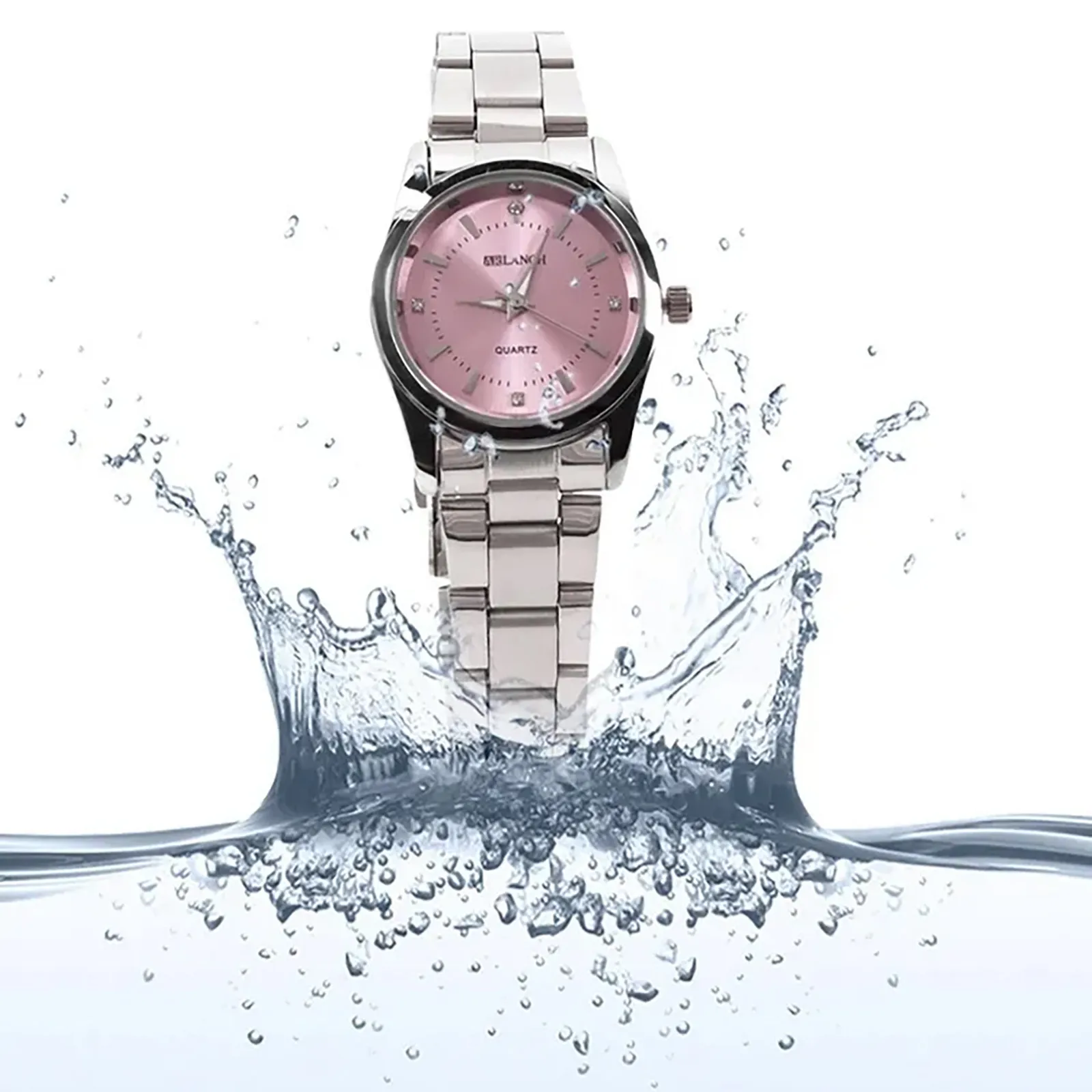 Relógio de pulso luxuoso para mulheres, relógio quartzo casual para senhoras, relógio feminino, moda