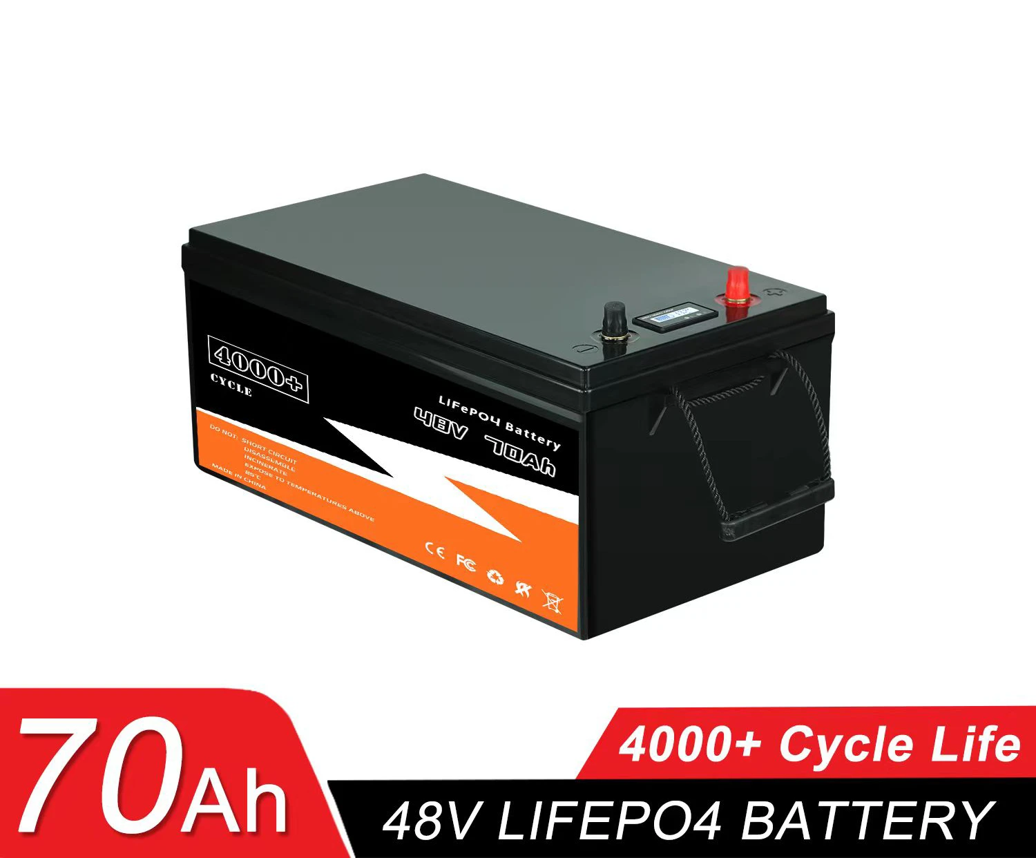 48V 100Ah 200Ah Lifepo4 Battery Pack 4S100A Built-in BMS Grade a Cells 6000 Cycle 32 Parallel 48V 70Ah Lithium Battery NO TAX