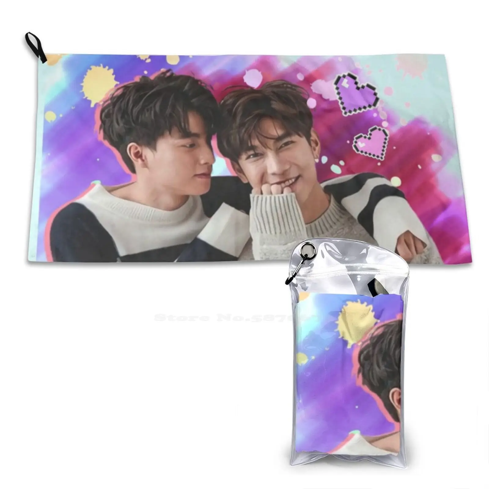 Mewgulf ( Tharntype ) Quick Dry Beach Towel Microfiber Bath Towels Why R U The Series 2Gether The Series Together With Me The