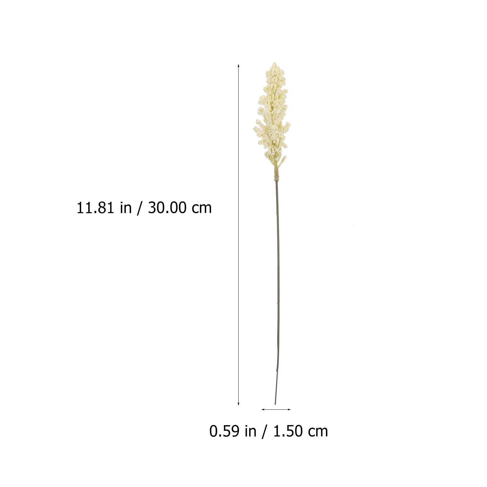 

18pcs Artificial Millet Ear Faux Corn Stalks For Home Decor Desktop Fall Arrangements Dried Flower Simulation Wheat Stalk
