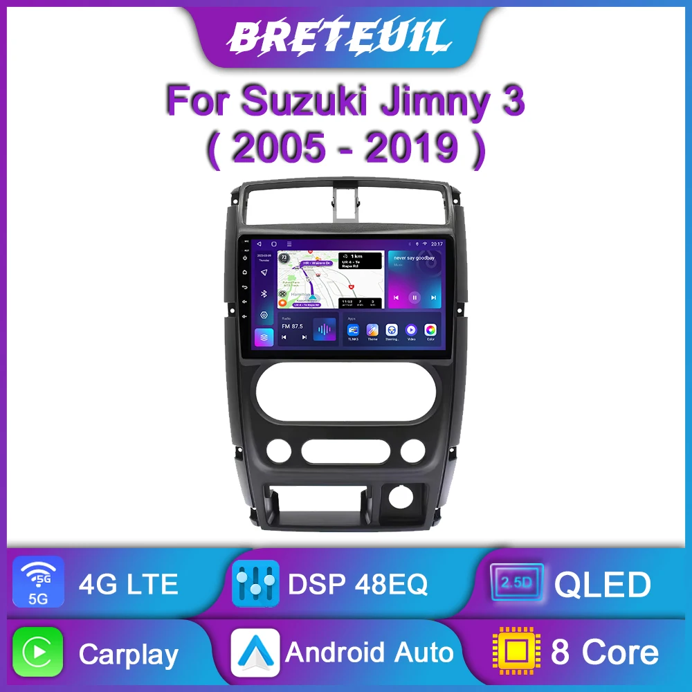 Для Suzuki Jimny 3 2005 - 2019 Android Car Radio Multimedia Video Player Navigation GPS Carplay Touch Screen Auto Stereo Intelligent System