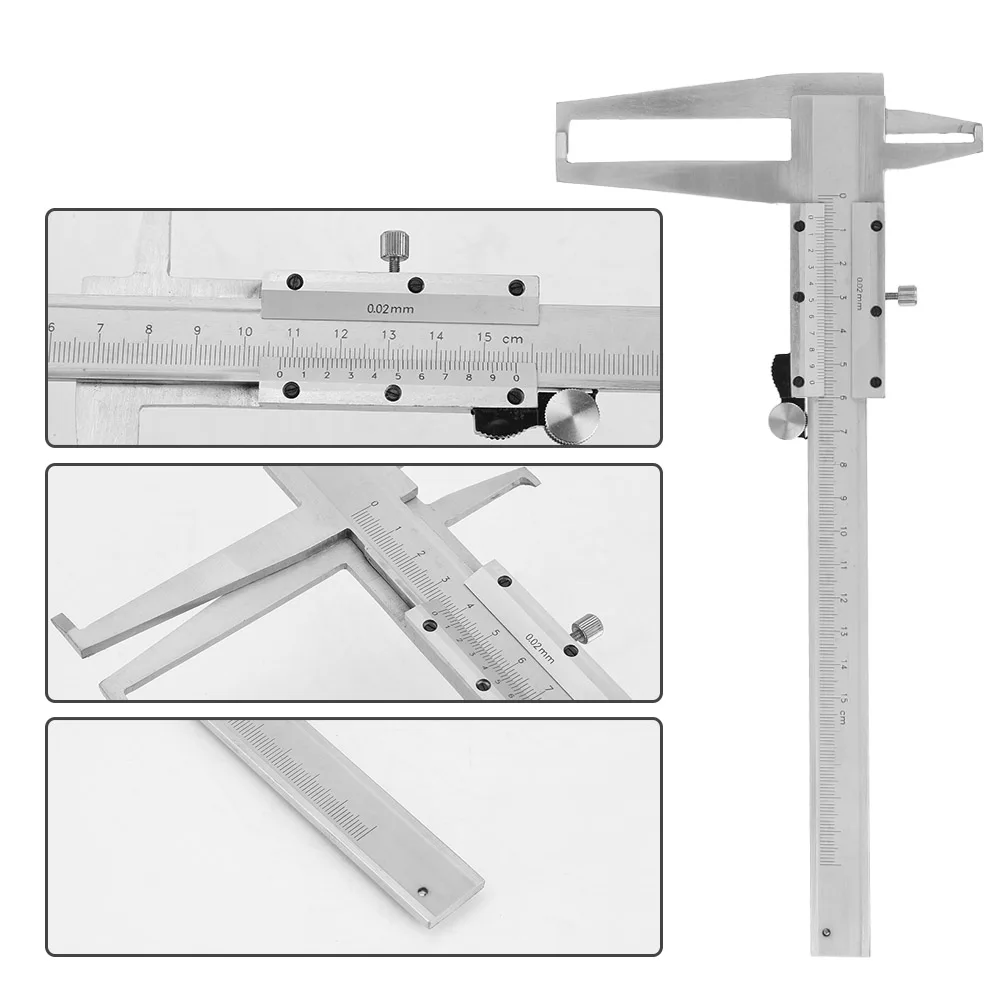 Carbon Steel Inside  Vernier Caliper Inner Micrometer Gauge Ruler Measuring Tool 9-150mm Vernier Caliper Micrometer Gauge