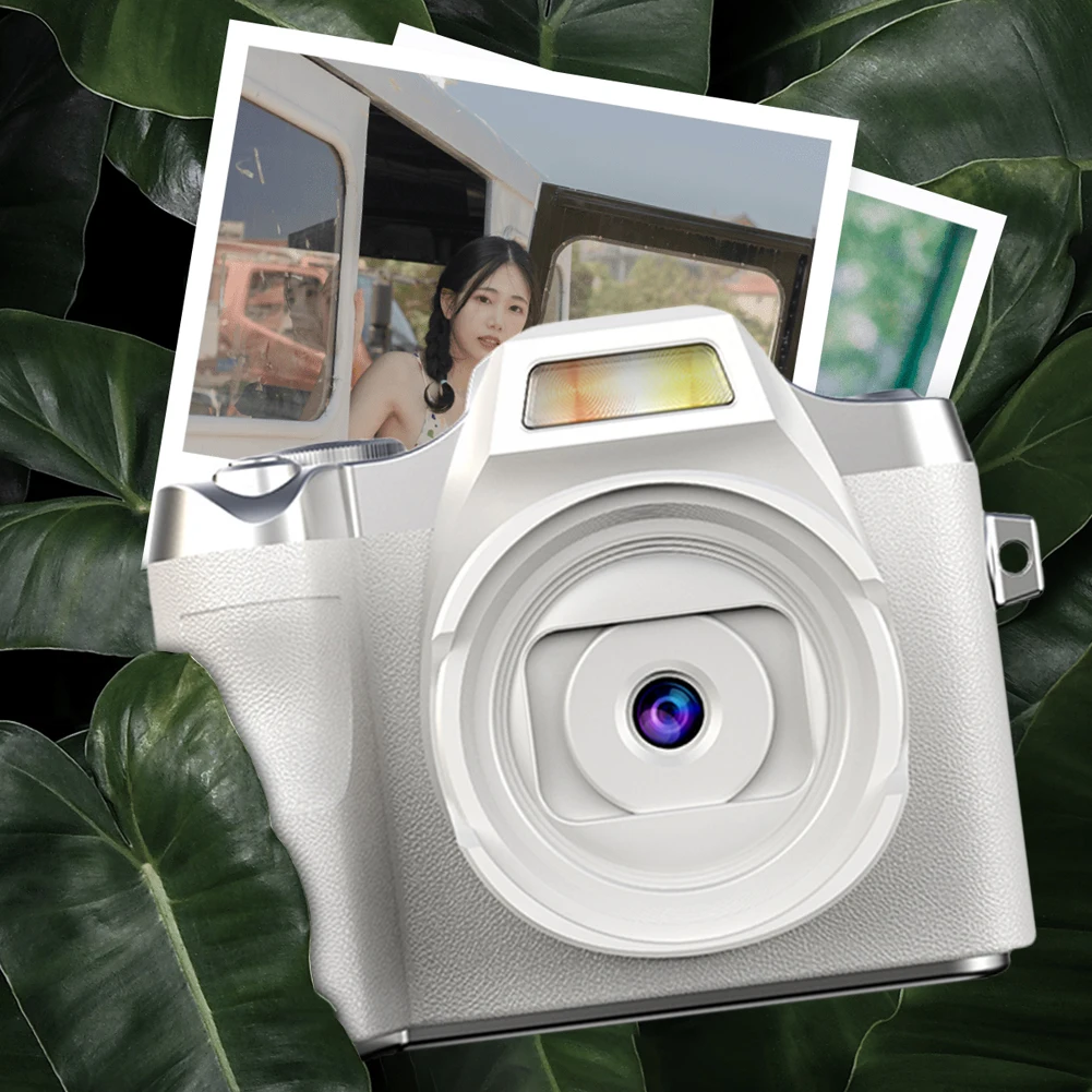 Mini Digital Camera 64MP 1080P Portable CCD Camera Video Recorder Vlogging Camera for Beginner Level Novice Camera Accessory