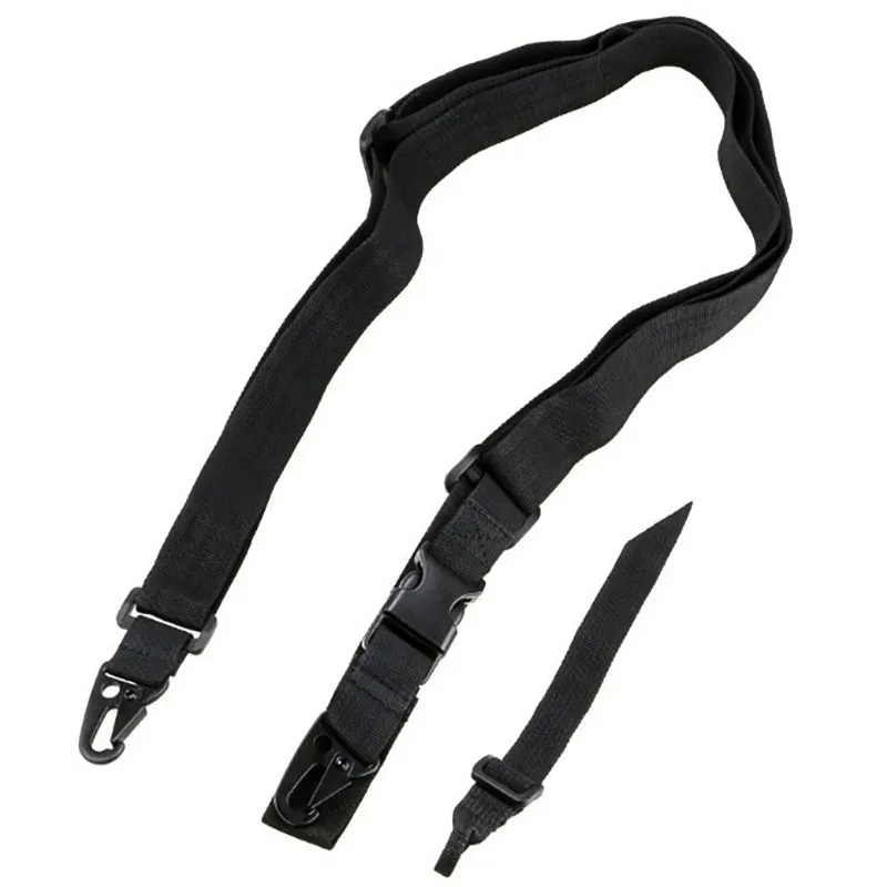 في الهواء الطلق 3 نقطة حبال حزام الكتف قابل للتعديل في الهواء الطلق بندقية الرافعة حزام الكتف مشبك معدني حزام الصيد #2
