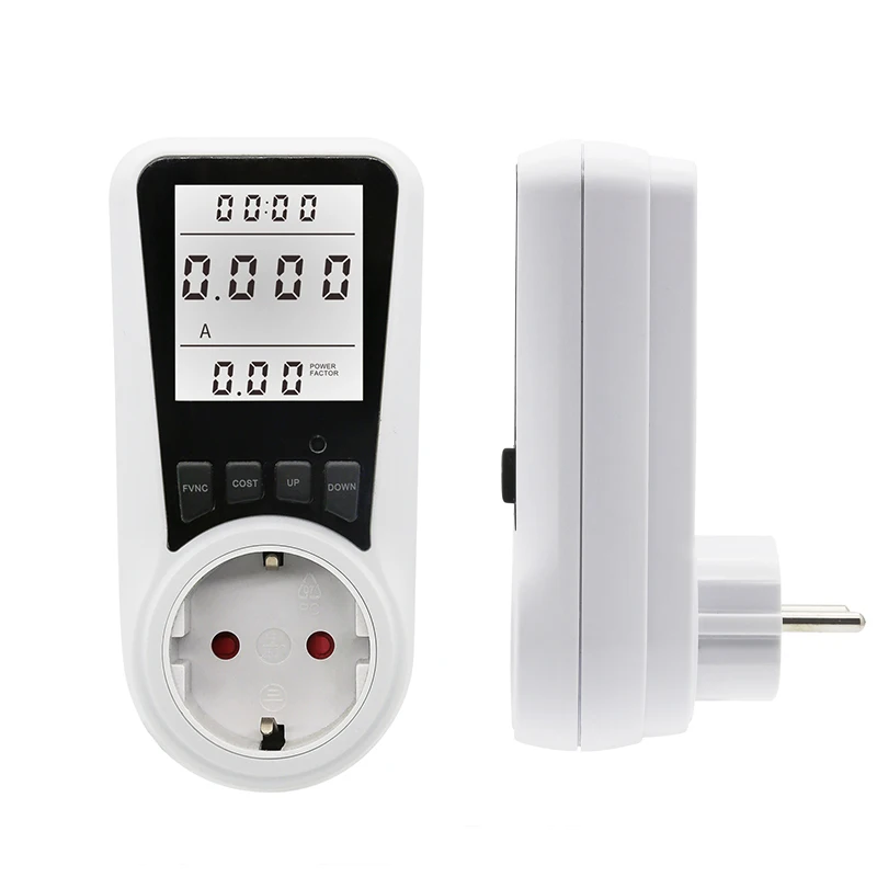 Digital Wattmeter 220V AC Power Meter Electricy consumption Energy Meter EU Plug Power Kilowatt Wattage Electricity Meter