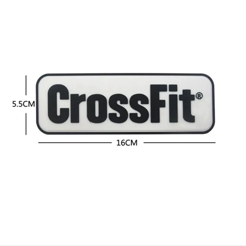 CrossFit 3D gry łatki PVC 2020 odznaki opaska wojskowa nieuczciwe ubrania naklejki na plecak aplikacja haczyk i pętla aplikacje