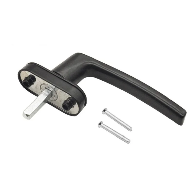 Plastic steel casement door and window transmission handle outward opening window handle