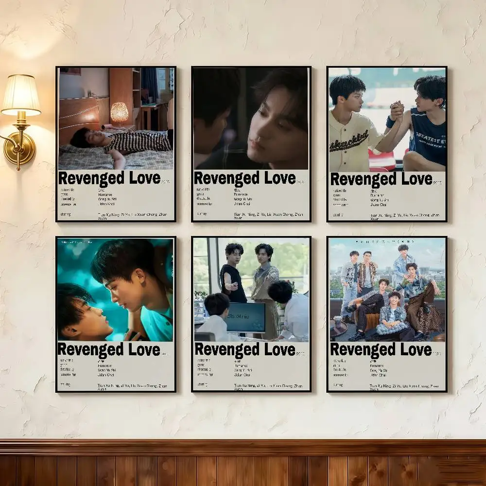 TV R-Revenged Love Poster Stickers Art Print Retro Vintage Wall Decor HD Living Room Home Office Gift Occasion