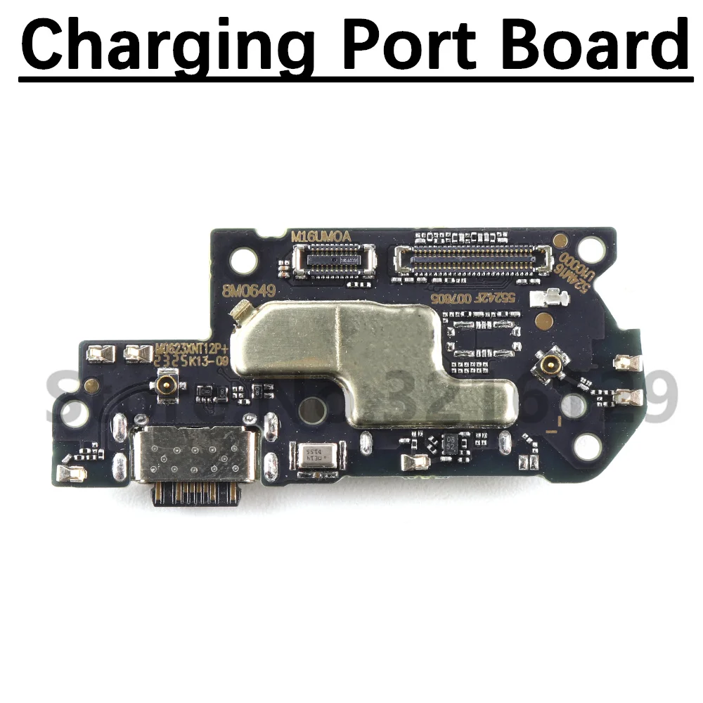 Charging Port Board SIM Card Tary For Xiaomi Redmi Note 12 Pro+ Earpiece LoudSpeaker Off On Fingerprint Motherboard Flex Cable
