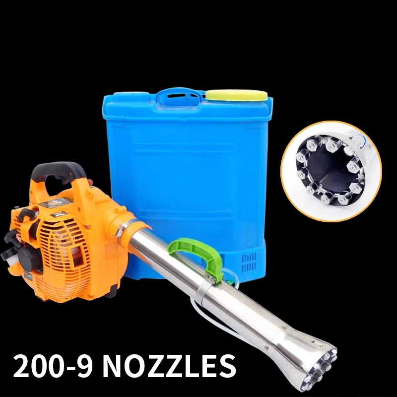 

Air-assisted portable mist sprayer, agricultural small spray pot, orchard greenhouse farming, water mist spraying