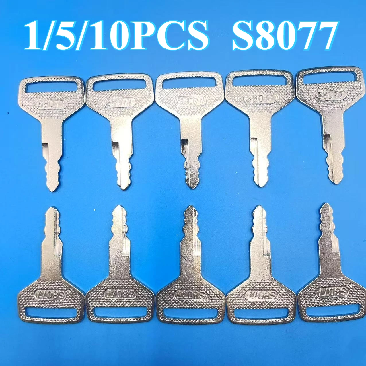 

1/5/10PCS S8077 36919-75190 Ignition Starter Switch Key for S8077 M Series Cab Tractors